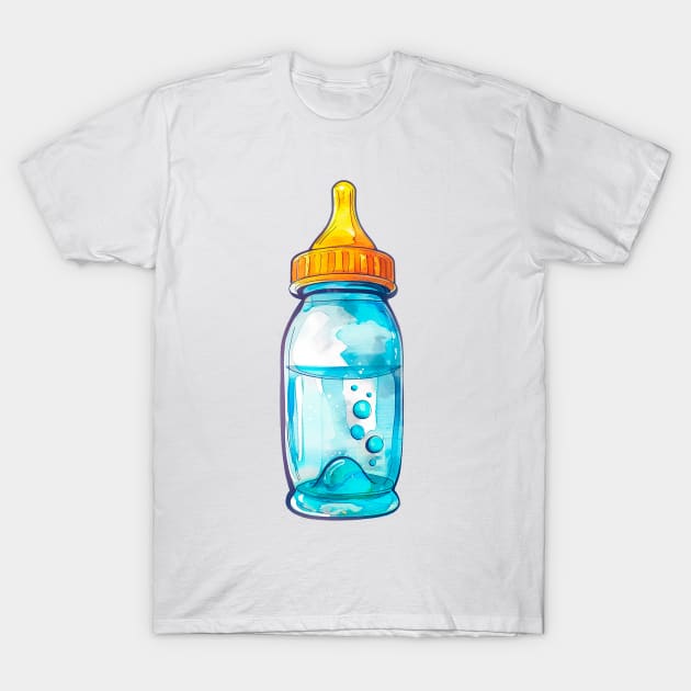 Baby Bottle T-Shirt by Shurkason